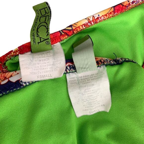 Becca Floral Beaded Halter Bikini - Picture 8 of 8